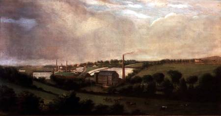 Linen Mill at Chapelford, near Lucan, Dublin, Ireland a Scuola Irlandese