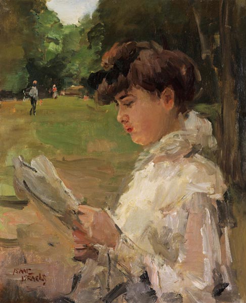 Girl reading a Isaac Israels