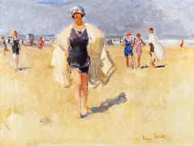 Lady on the Beach at Viareggio