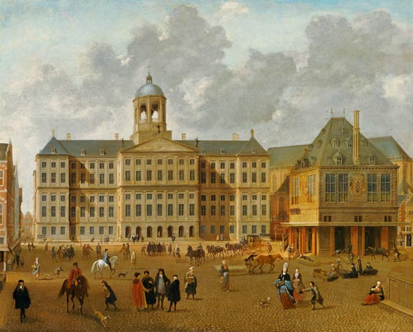 The Town Hall On The Dam, Amsterdam a Isaac van Nickele