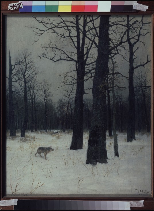 Forest in winter a Isaak Iljitsch Lewitan