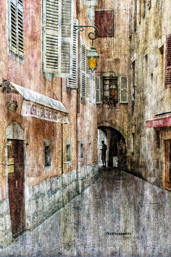 Old narrow street a Isabelle DUPONT