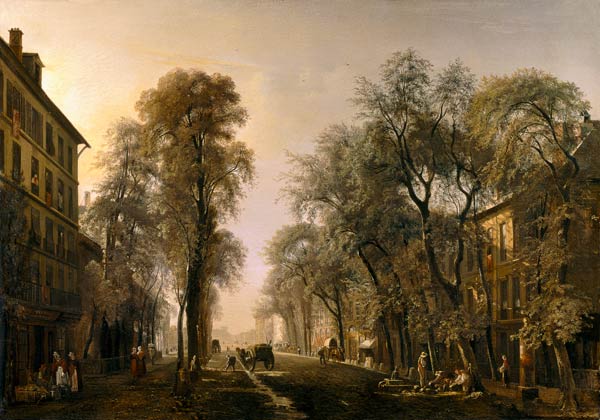 Boulevard Poissonniere in 1834 a Isidore Dagnan