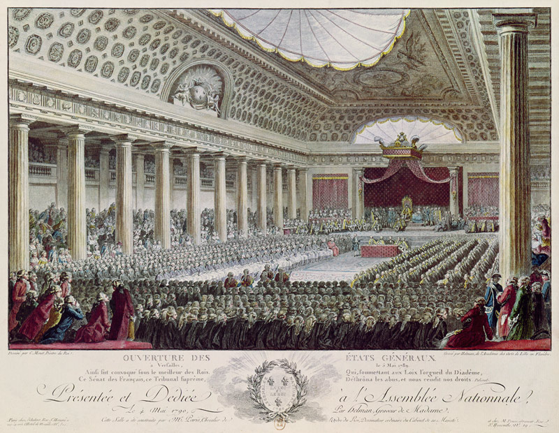 Opening of the Estates General at Versailles, 5th May 1789 a Isidore Stanislas Helman