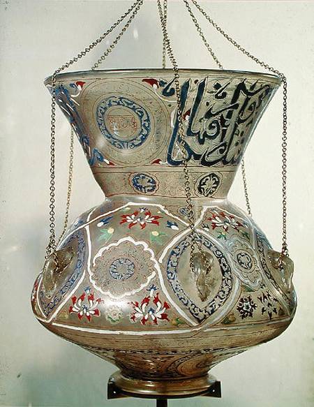Lamp, from the Mosque of Sultan Hasan, Cairo a Scuola Islamica
