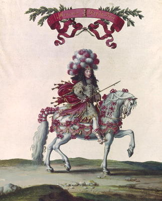 Philippe I (1640-1701) Duke of Orleans as the King of Persia, part of the Carousel Given by Louis XI a Israel, the Younger Silvestre