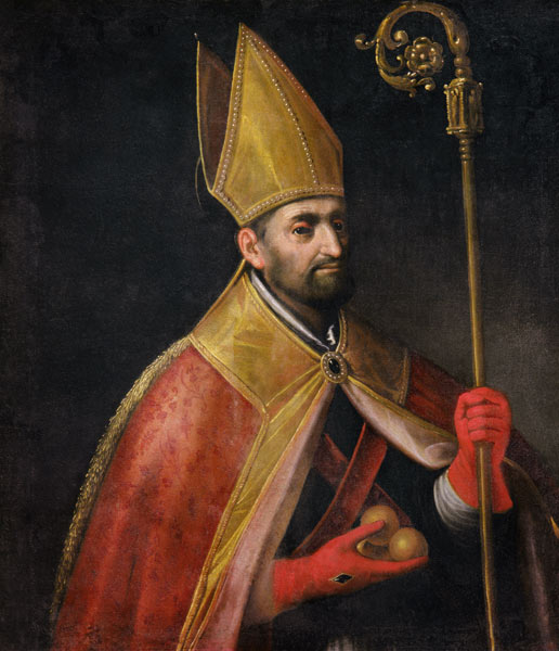Portrait of St. Nicholas a Scuola pittorica italiana