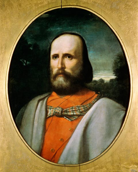 Portrait of Giuseppe Garibaldi (1807-82) a Scuola pittorica italiana