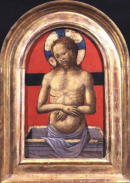 Christ, centre of a triptych a Scuola pittorica italiana