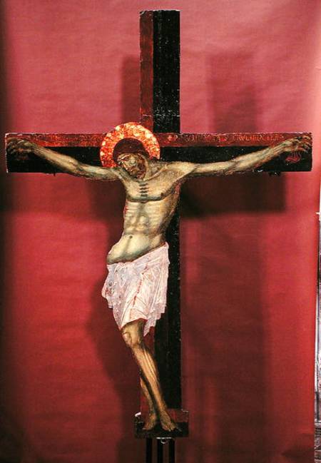 Crucifix a Scuola pittorica italiana