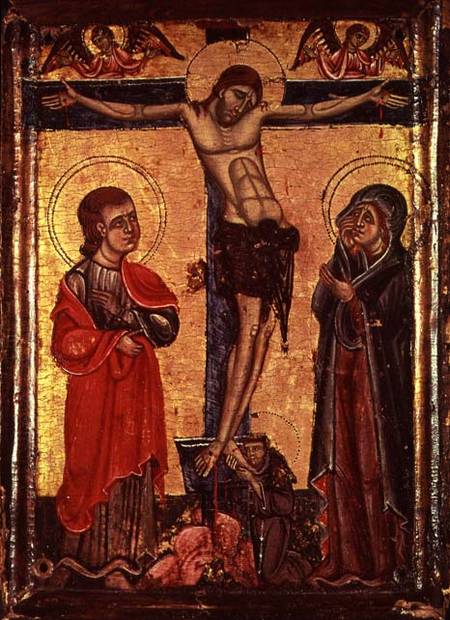 The Crucifixion a Scuola pittorica italiana
