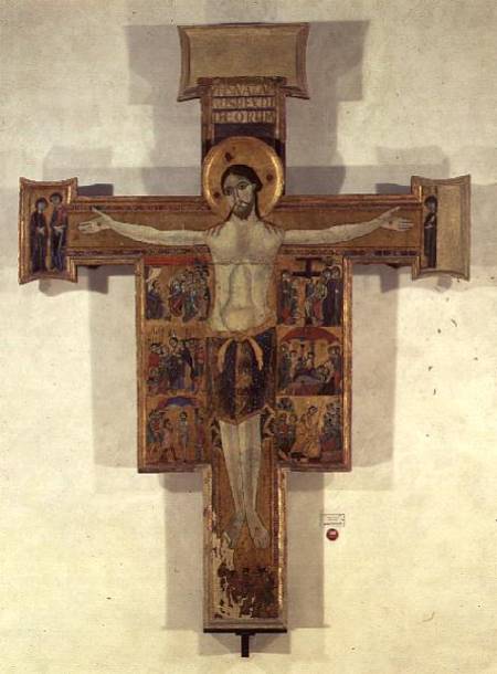 Crucifixion, Tuscan School a Scuola pittorica italiana