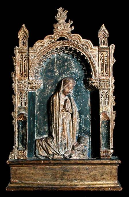 Madonna and Child within a Tabernacle a Scuola pittorica italiana