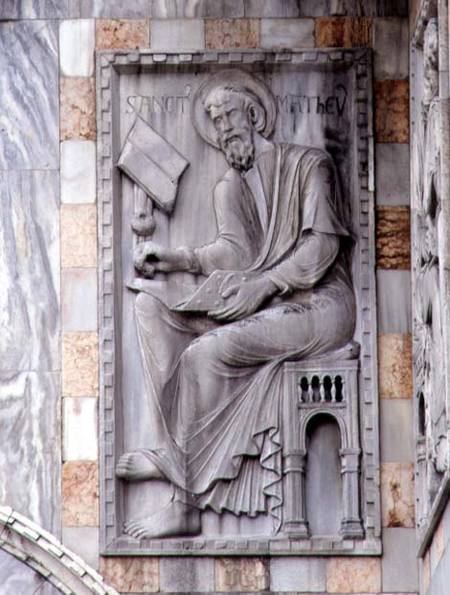 St. Matthew, relief from the north side of the basilica a Scuola pittorica italiana