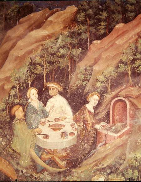 The Month of May, detail of a picnic a Scuola pittorica italiana