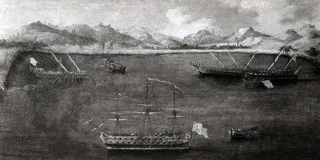 One of the Naval Exploits of the Famous Sailor, Mattio Ivanovich da Dobrota a Scuola pittorica italiana