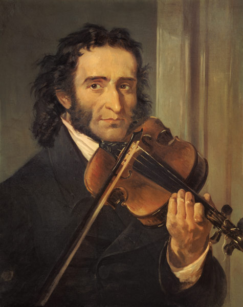 Ritratto di Niccolo Paganini a Scuola pittorica italiana