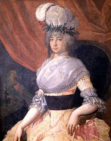 Portrait of Elizabeth Sophie Ghibellini a Scuola pittorica italiana