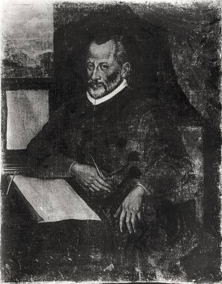 Portrait of Giovanni Pierluigi da Palestrina (1525-94) a Scuola pittorica italiana