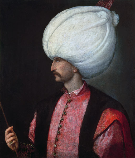 Suleiman II Sultan of Turkey (1641-91) a Scuola pittorica italiana