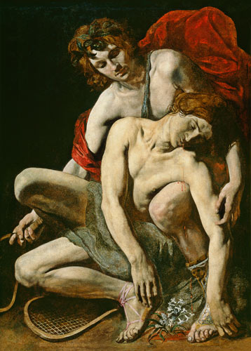 The Death of Hyacinthus a Scuola pittorica italiana