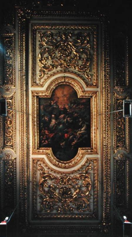 View of the church ceiling (photo) a Scuola pittorica italiana