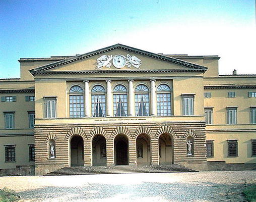 View of the facade (photo) a Scuola pittorica italiana