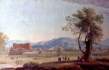 View of the Villa and Park a Scuola pittorica italiana