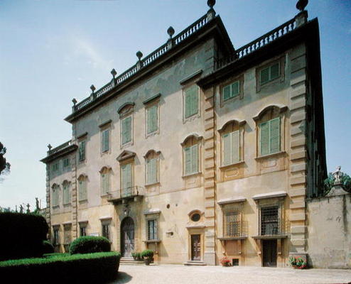 Facade of Villa La Pietra (photograph) a Italian School, (15th century)