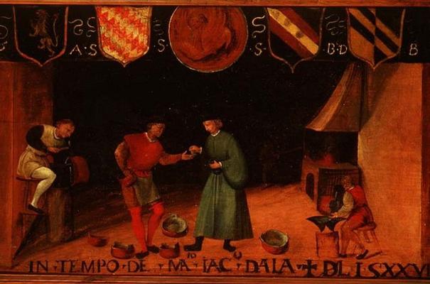 The Cauldron Makers a Italian School, (16th century)