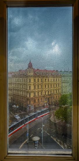 A window in Prague