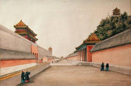 The Imperial Palace in Peking, from a collection of Chinese Sketches a Ivan Alexandrov