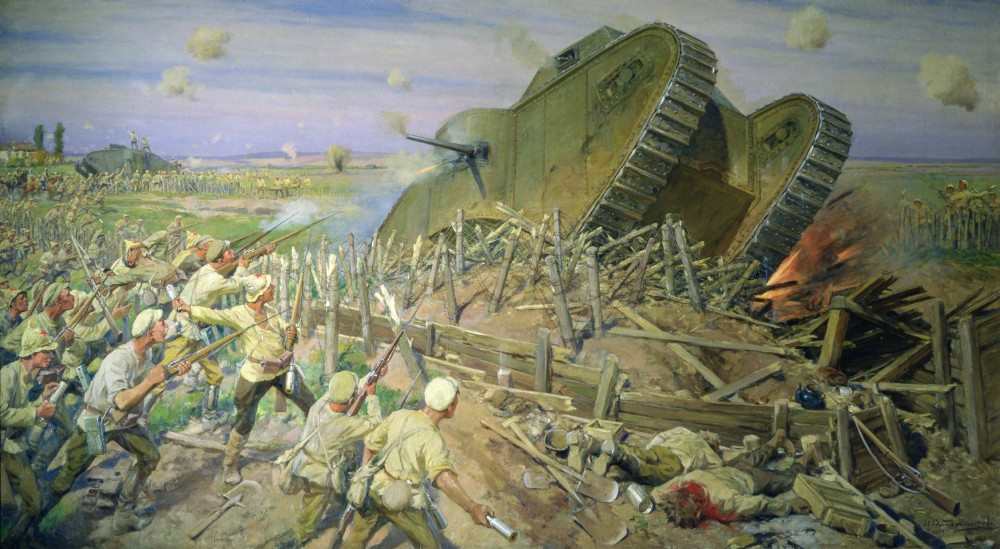 The Capturing of a Tank near Kakhovka a Ivan Alexeyevich Vladimirov