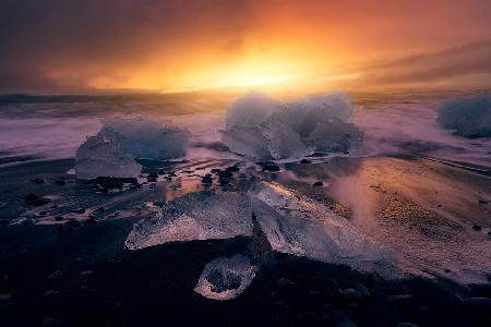 Jokulsarlon´s sunrise II