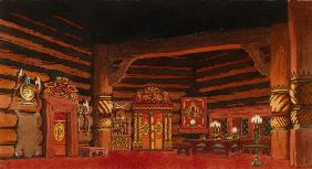 Stage design for the opera The Tsar's Bride by N. Rimsky-Korsakov