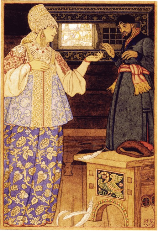 Archer's Wife and Andrey the Archer a Ivan Jakovlevich Bilibin