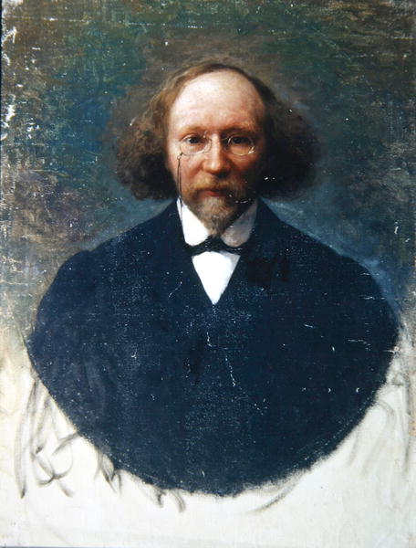 Portrait of the author Vyacheslav Ivanov, c.1910 (oil on canvas)  a Ivan Kirillovich Parkhomenko