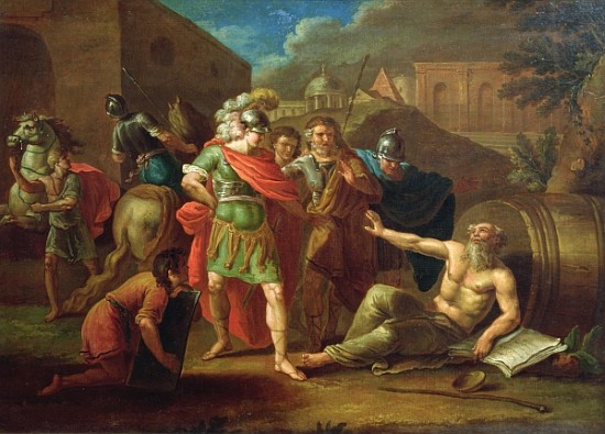 Alexander the Great visits Diogenes at Corinth a Ivan Philippovich Tupylev
