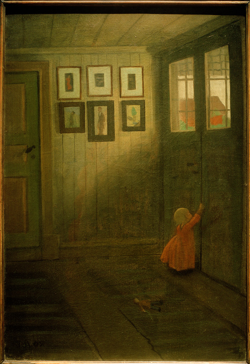 Das Mädchen an der Türe a Ivar Axel Henrik Arosenius