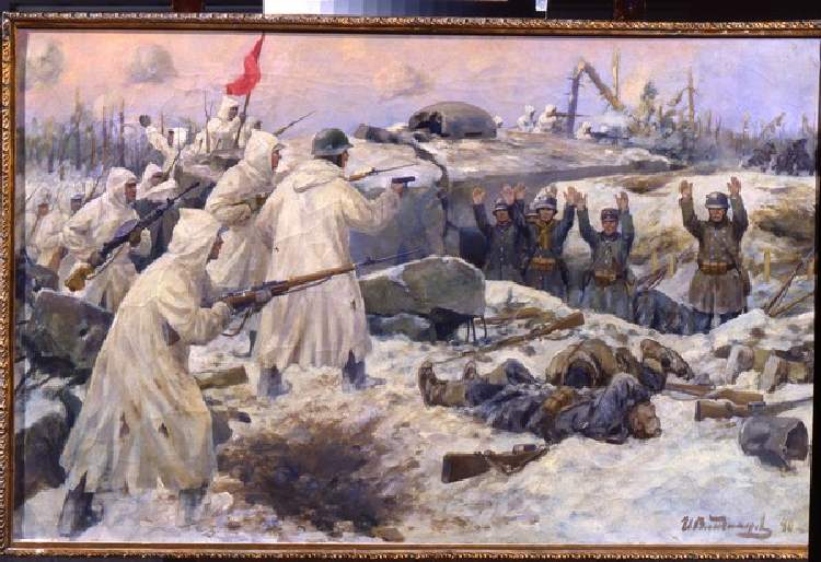 Die Kapitulation der Finnen 1940 a Iwan Alexejewitsch Wladimirow