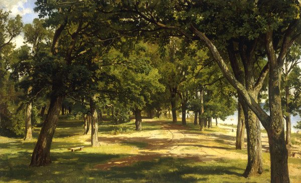 I.I.Shishkin, Wood Glade, 1889 a Iwan Iwanowitsch Schischkin
