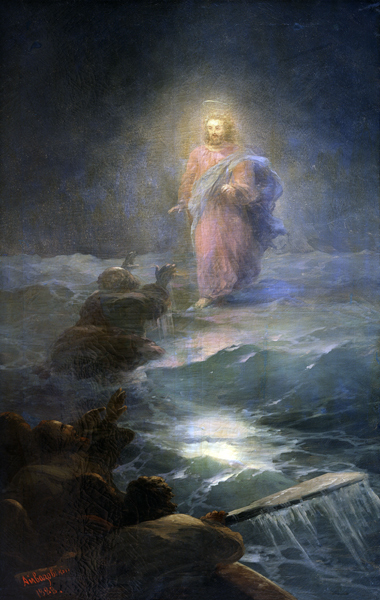 Jesus Walks on Water a Iwan Konstantinowitsch Aiwasowski