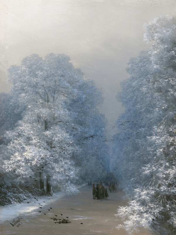 Winter landscape a Iwan Konstantinowitsch Aiwasowski