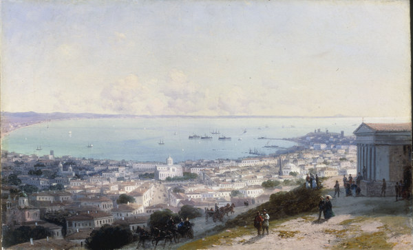 View of Theodosia a Iwan Konstantinowitsch Aiwasowski