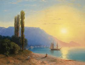 Sunset over Yalta