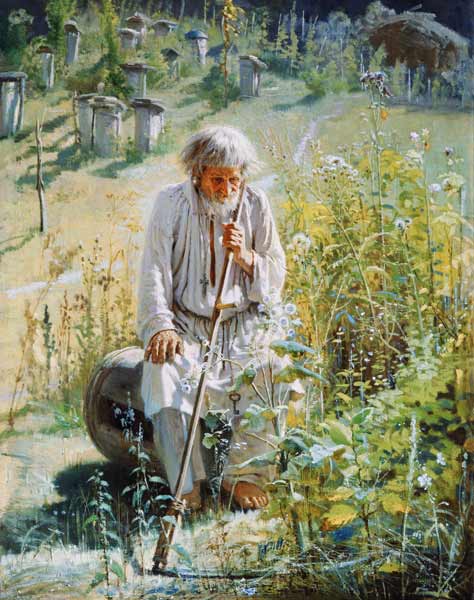 Beekeeper a Iwan Nikolajewitsch Kramskoi