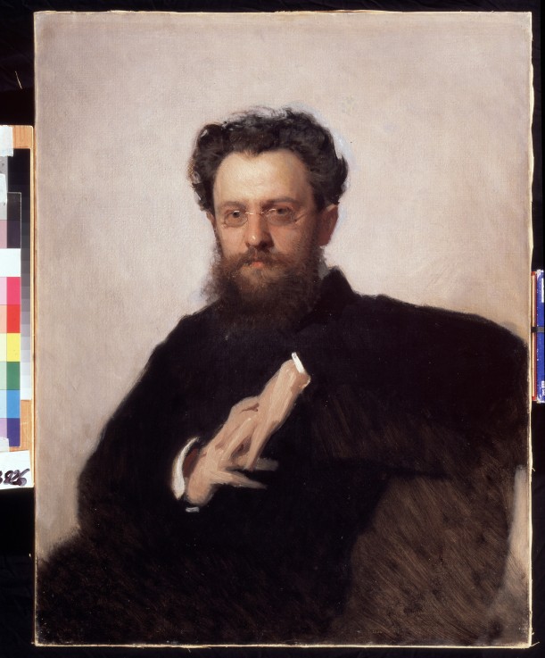 Portrait of the art historian, professor Adrian Prakhov (1846-1916) a Iwan Nikolajewitsch Kramskoi