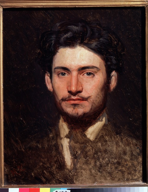 Portrait of the artist Fyodor Vasilyev (1850-1873) a Iwan Nikolajewitsch Kramskoi