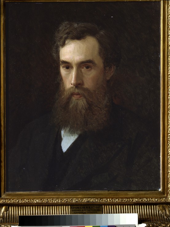 Portrait of the collector, patron and founder of the gallery Pavel Tretyakov (1832-1898) a Iwan Nikolajewitsch Kramskoi