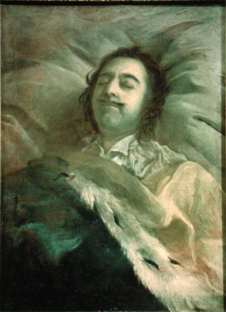 Peter I (1672-1725) the Great on his Deathbed a Iwan Maximowitsch Nikitin